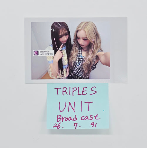 YOOYEON, XINYU (of tripleS) "LOVE&POP" - Broadcast Polaroide type Unit Photocard [26.07.31]