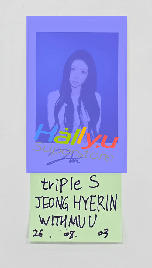 HYERIN (of TripleS) - Hand Autographed(Signed) Polaroid [26.08.03]