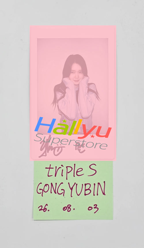 YUBIN (of TripleS) - Hand Autographed(Signed) Polaroid [26.08.03]