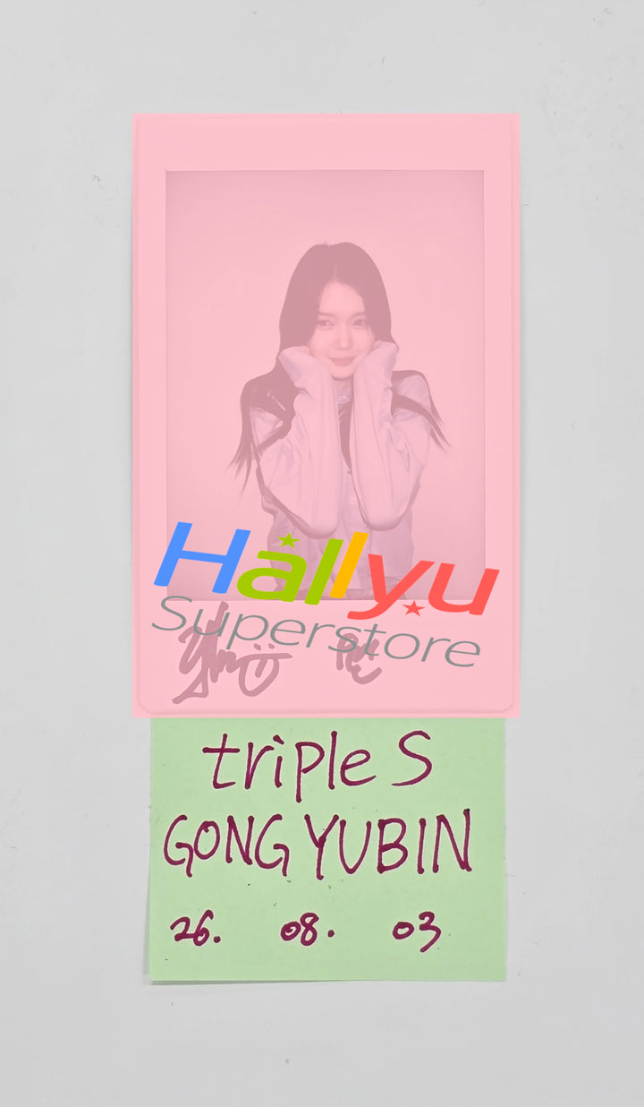 YUBIN (of TripleS) - Hand Autographed(Signed) Polaroid [26.08.03]