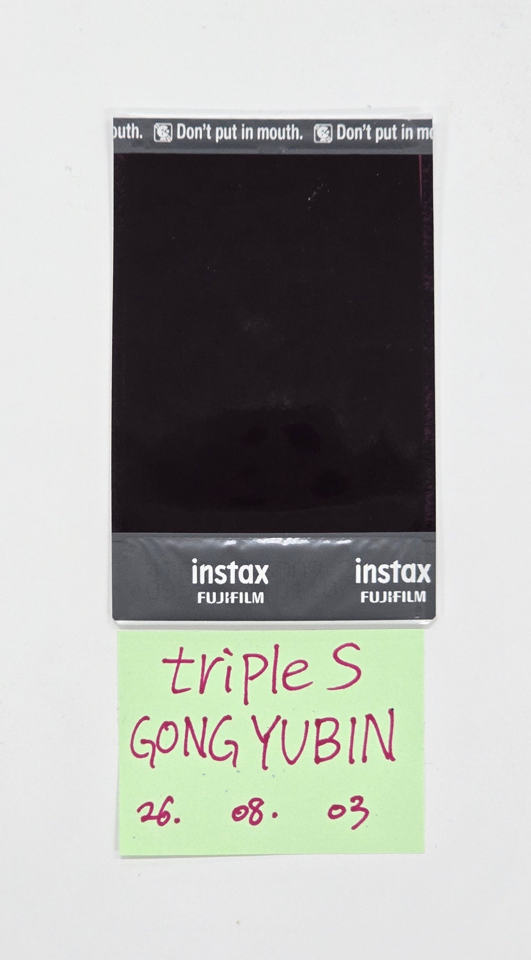 YUBIN (of TripleS) - Hand Autographed(Signed) Polaroid [26.08.03]