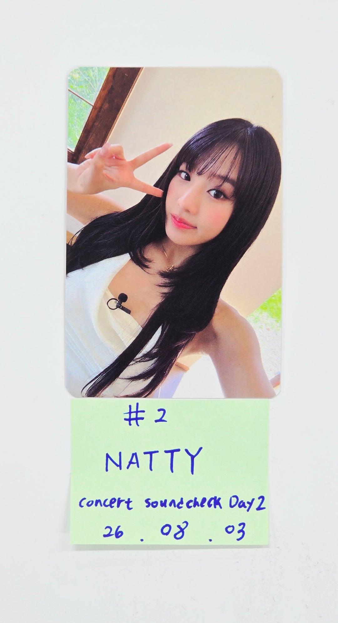 KISS OF LIFE "KISS ROAD" - Concert VIP Soundcheck Day2 Photocard [26.08.03]