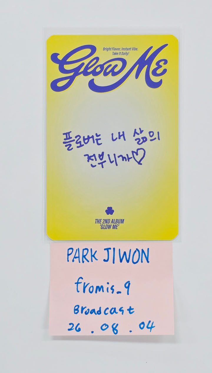 PARK JIWON (of fromis_9) - INKIGAYO Broadcast Photocard [26.08.04]