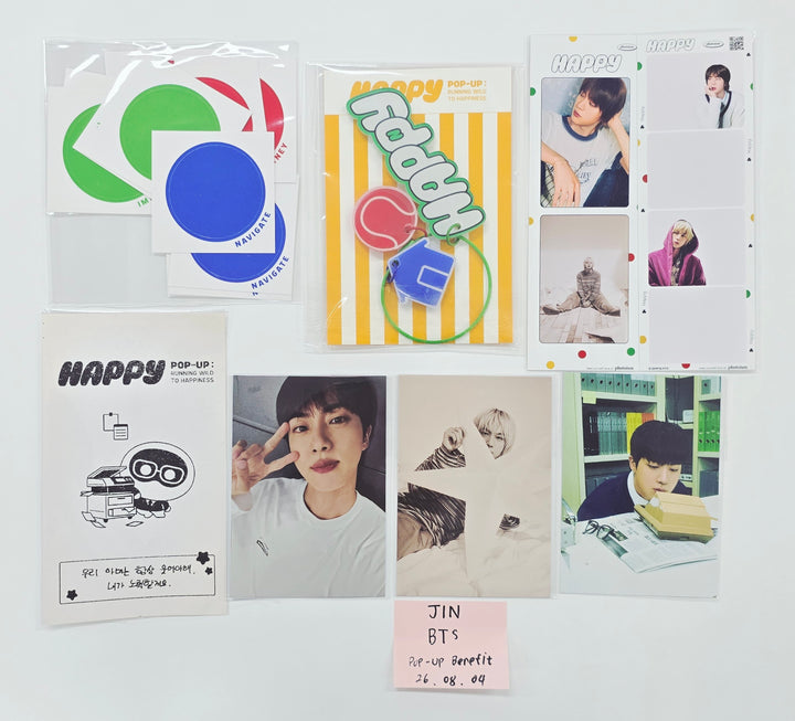 JIN (of BTS) "Happy" - POP-UP Store Benefit Set [26.08.04]
