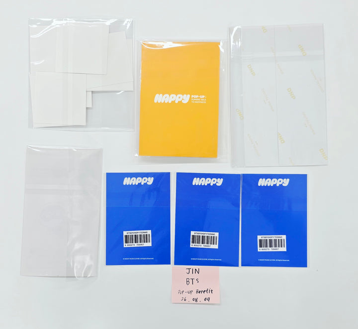JIN (of BTS) "Happy" - POP-UP Store Benefit Set [26.08.04]