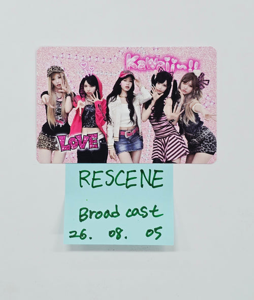 RESCENE - "LOVE ATTACK" Broadcast Photocard (Gyaru Ver.) [26.08.05]