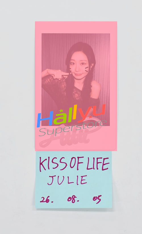 JULIE (of Kiss of Life) - Hand Autographed(Signed) Polaroid [26.08.05]
