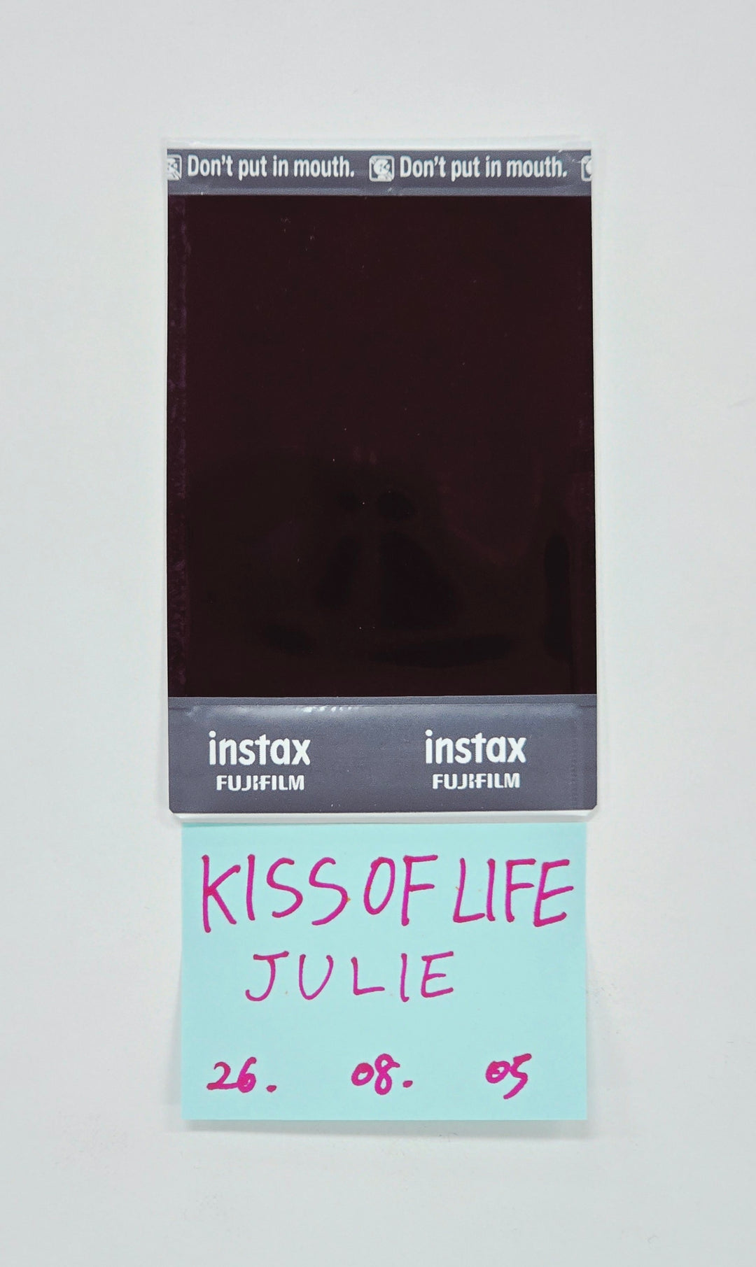 JULIE (of Kiss of Life) - Hand Autographed(Signed) Polaroid [26.08.05]