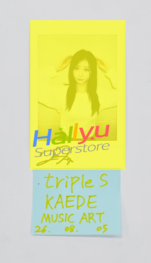 KAEDE (of TripleS) - Hand Autograhped(Signed) Polaroid [26.08.05]