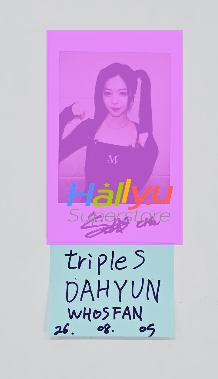 SEO DAHYUN (of TripleS) - Hand Autographed(Signed) Polaroid [26.08.05]