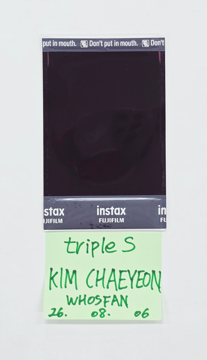 CHAEYEON (of TripleS) - Hand Autographed(Signed) Polaroid [26.08.06]