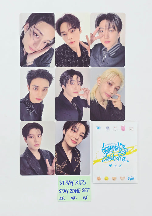 Stray Kids - "World Tour dominATE" STAY ZONE Photocards (8ea) [26.08.06]