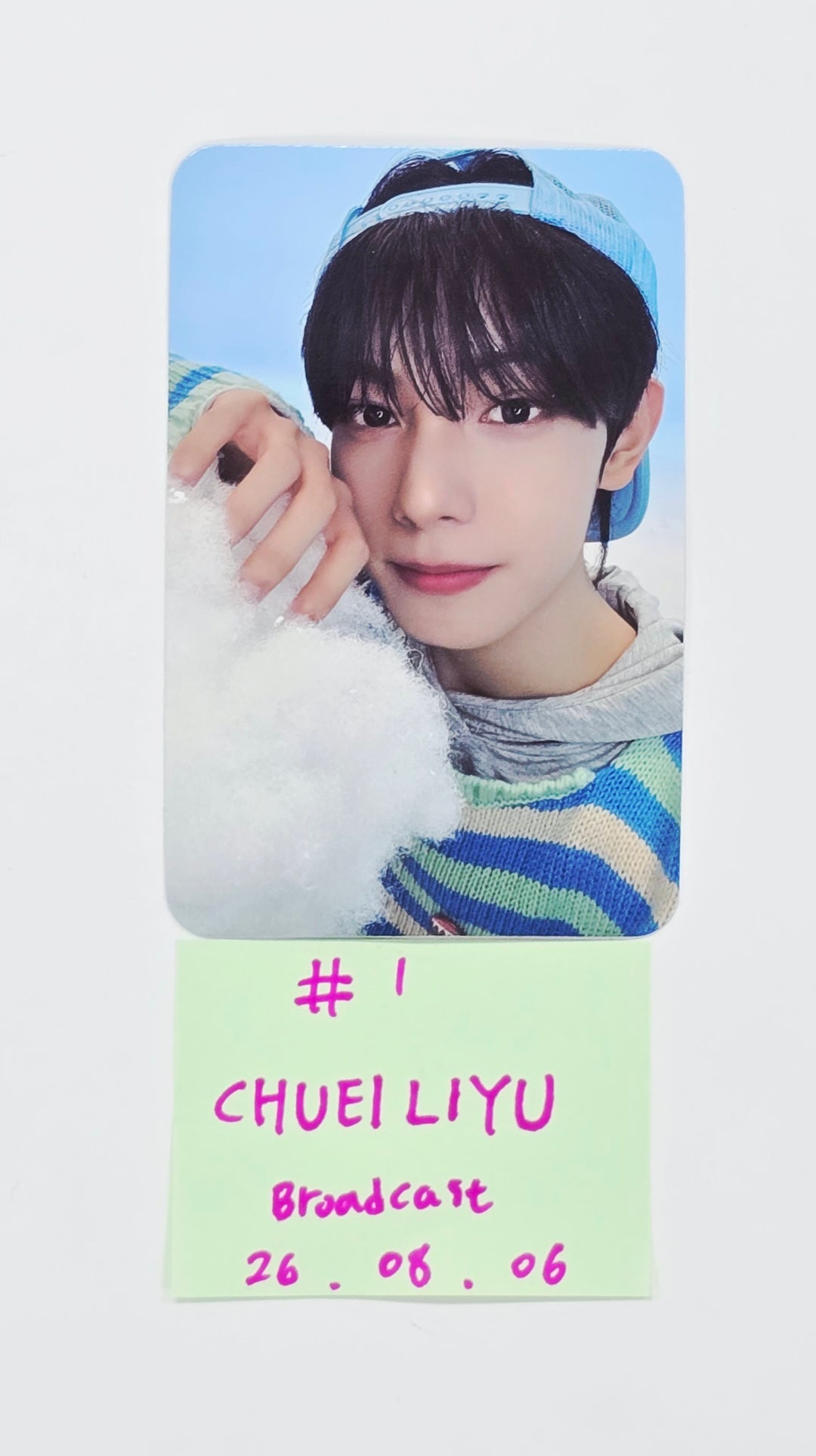 CHUEI LI YU (of BOYS II PLANET) - Broadcast Photocard [26.08.06]
