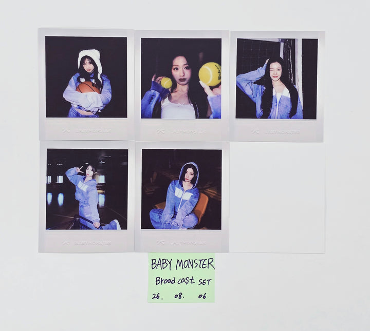 BABYMONSTER "REALLY LIKE YOU" - Broadcast Polaroid type Photocard Set [26.08.06]