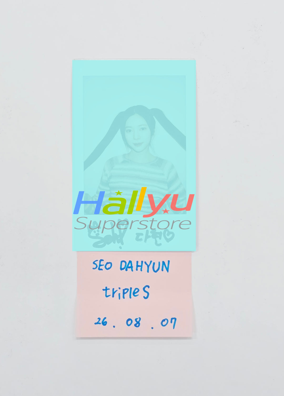 SEO DAHYUN (of TripleS) - Hand Autographed(Signed) Polaroid [26.08.07]