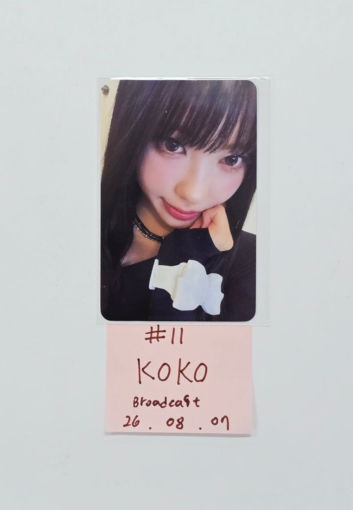 IZNA "METRONOME" - Broadcast Photocard (MAI,BANGJEEMIN,KOKO) [26.08.07]