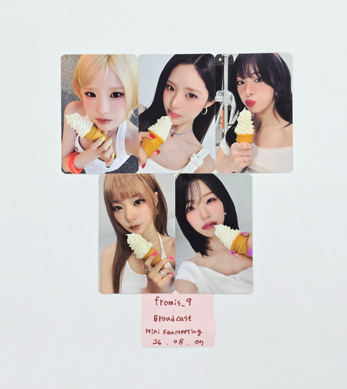 fromis_9 "Glow ME" - Mini FanMeeting Broadcast Photocard Set (5ea) [26.08.07]
