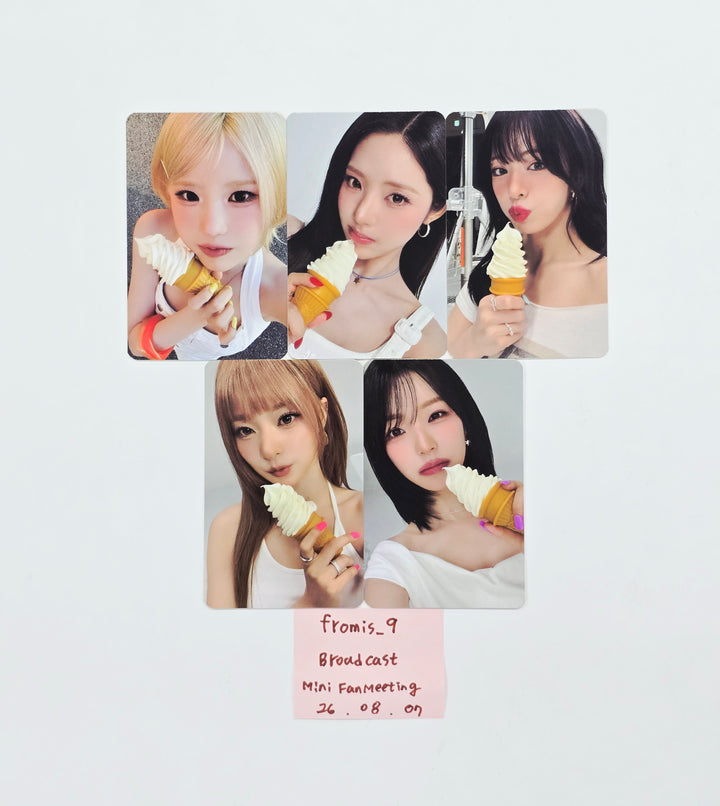 fromis_9 "Glow ME" - Mini FanMeeting Broadcast Photocard Set (5ea) [26.08.07]