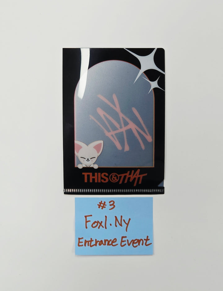 Stray Kids "THIS &amp; THAT" - POP-UP Store Entry Benefit Photocard Sleeves [26.08.10]