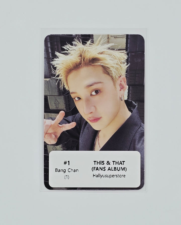 Stray Kids "THIS &amp; THAT" - Official Photocard, Lenticular Photocard (FANS ALBUM Ver.) [26.08.11][Restocked 08/13]