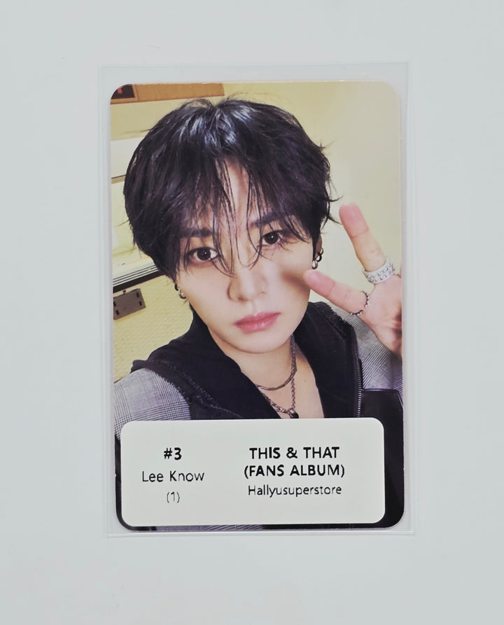 Stray Kids "THIS &amp; THAT" - Official Photocard, Lenticular Photocard (FANS ALBUM Ver.) [26.08.11][Restocked 08/13]