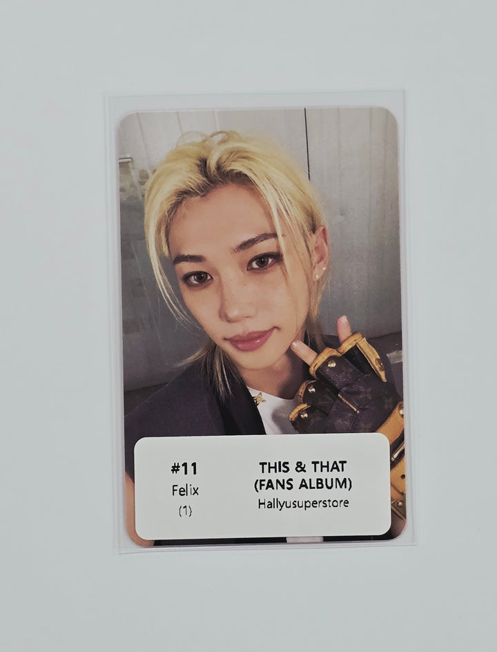 Stray Kids "THIS &amp; THAT" - Official Photocard, Lenticular Photocard (FANS ALBUM Ver.) [26.08.11][Restocked 08/13]