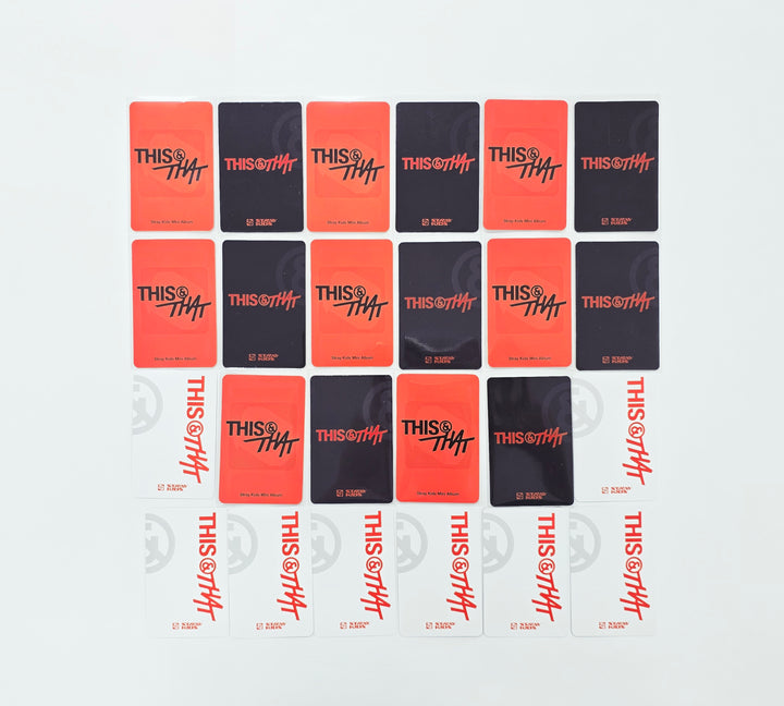 Stray Kids "THIS &amp; THAT" - Official Photocard, Lenticular Photocard (FANS ALBUM Ver.) [26.08.11][Restocked 08/13]