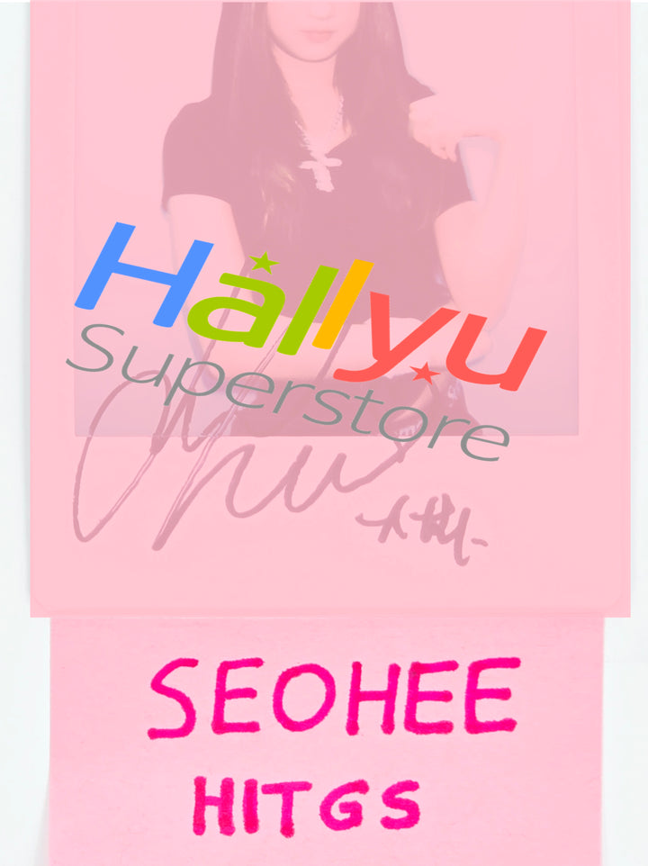 SEOHEE (of HITGS) - Hand Autographed(Signed) Polaroid (1) [26.08.12]