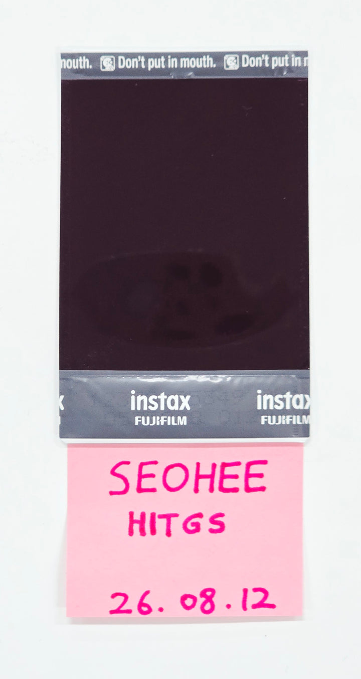 SEOHEE (of HITGS) - Hand Autographed(Signed) Polaroid (1) [26.08.12]