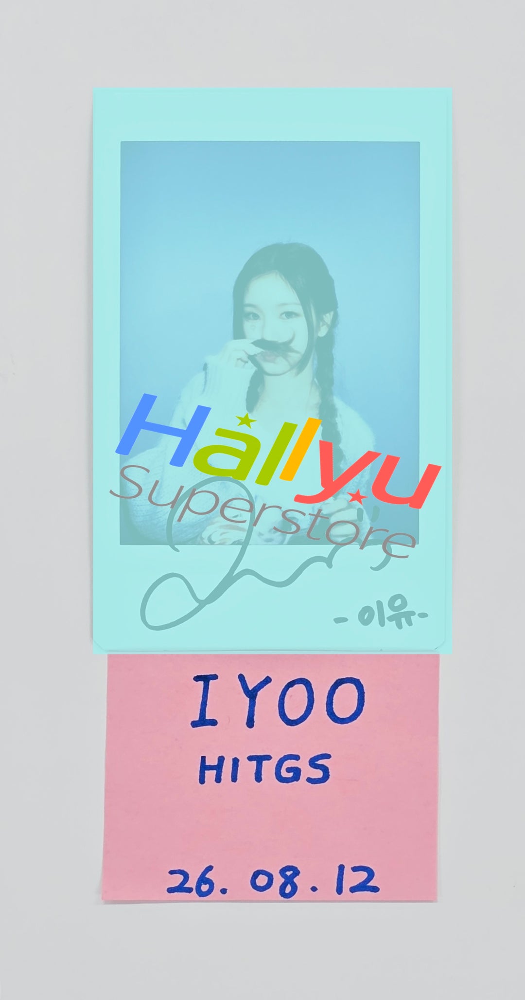 IYOO (of HITGS) - Hand Autographed(Signed) Polaroid [26.08.12]