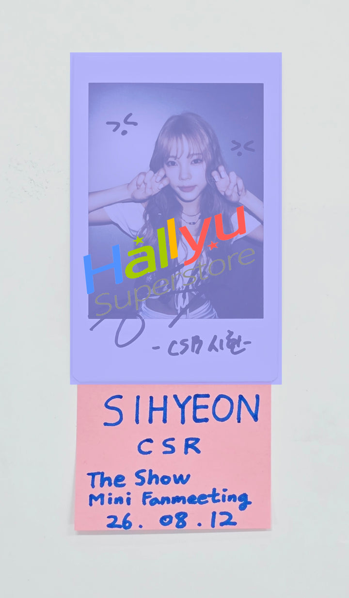SIHYEON (of CSR) - Hand Autographed(Signed) Polaroid [26.08.12]
