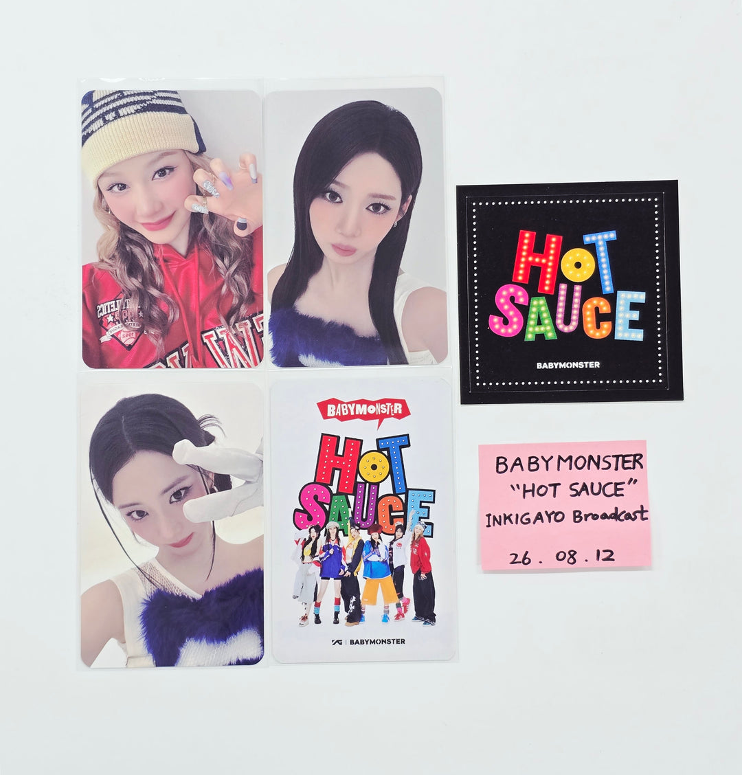 BABYMONSTER "Hot Sauce" - Broadcast Photocard Set [26.08.12]