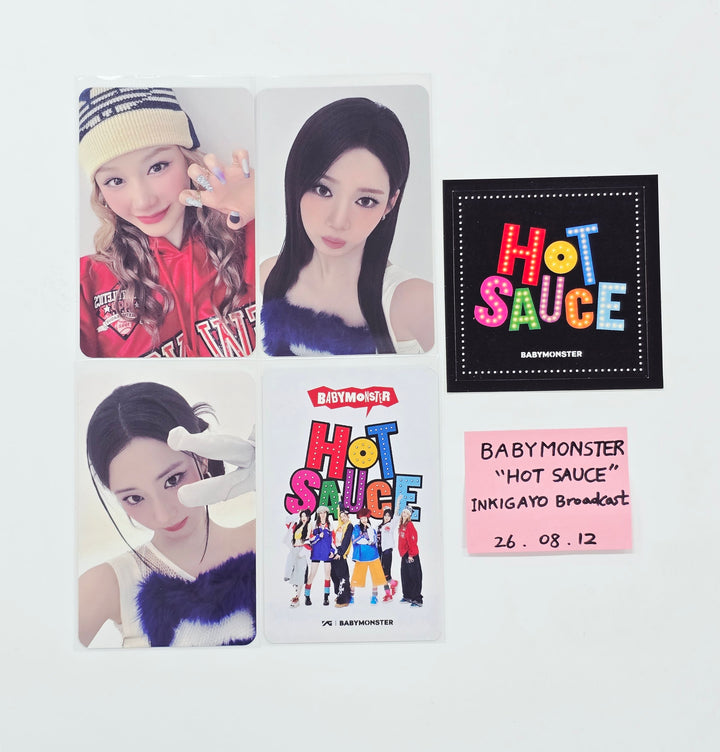 BABYMONSTER "Hot Sauce" - Broadcast Photocard Set [26.08.12]