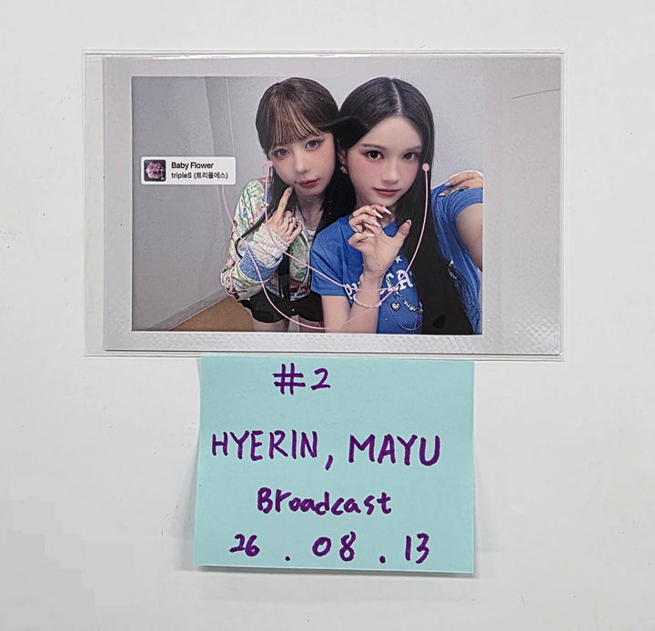 tripleS "LOVE&amp;POP" - Broadcast Polaroide type Unit Photocard [26.08.13]