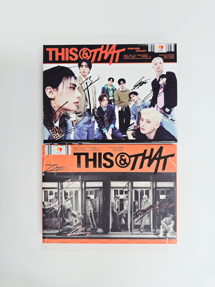 Stray Kids "THIS &amp; THAT" - Hand Autographed(Signed) Promo Album [26.08.18]