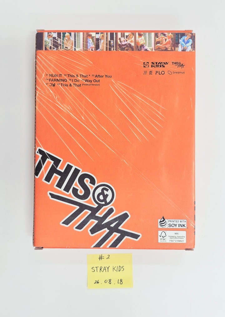 Stray Kids "THIS &amp; THAT" - Hand Autographed(Signed) Promo Album [26.08.18]