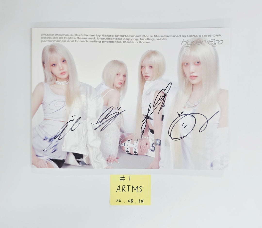 ARTMS "Hyper-Ego" - Hand Autographed(Signed) Promo Album [26.08.18]