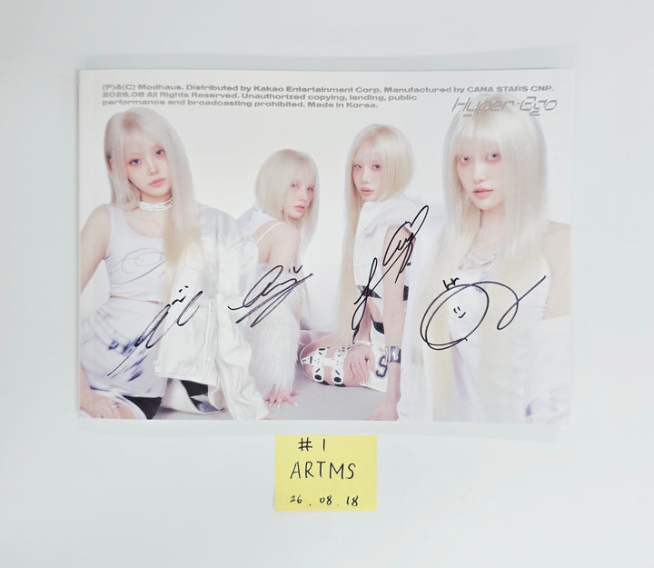 ARTMS "Hyper-Ego" - Hand Autographed(Signed) Promo Album [26.08.18]