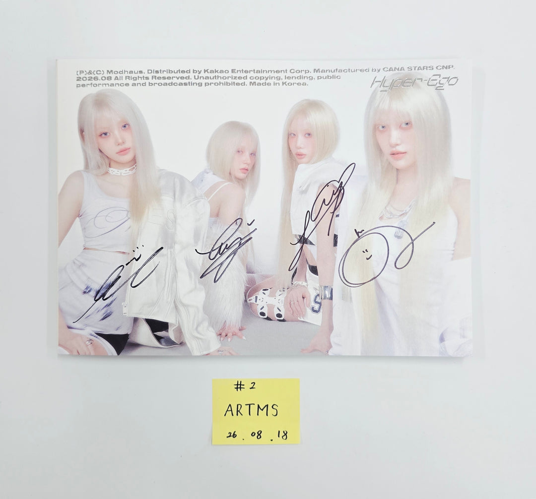 ARTMS "Hyper-Ego" - Hand Autographed(Signed) Promo Album [26.08.18]