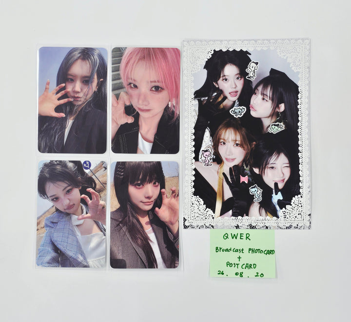 QWER - Broadcast Photocard, Postcard Set [26.08.20]