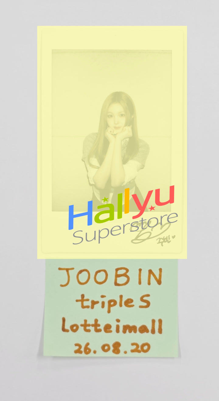 JOOBIN (of TripleS) - Hand Autographed(Signed) Polaroid (1) [26.08.20]