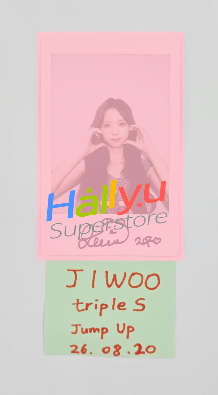 JiWoo (of TripleS) - Hand Autographed(Signed) Polaroid [26.08.20]
