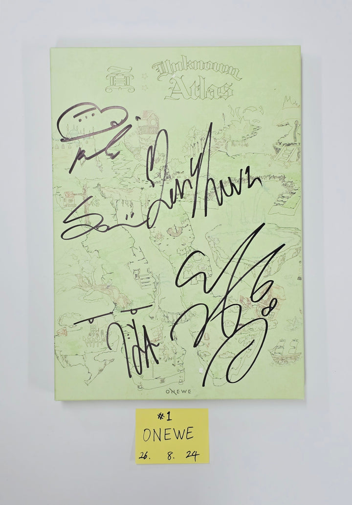 ONEWE "面 : Unknown Atlas" - Hand Autographed(Signed) Promo Album [26.08.24]
