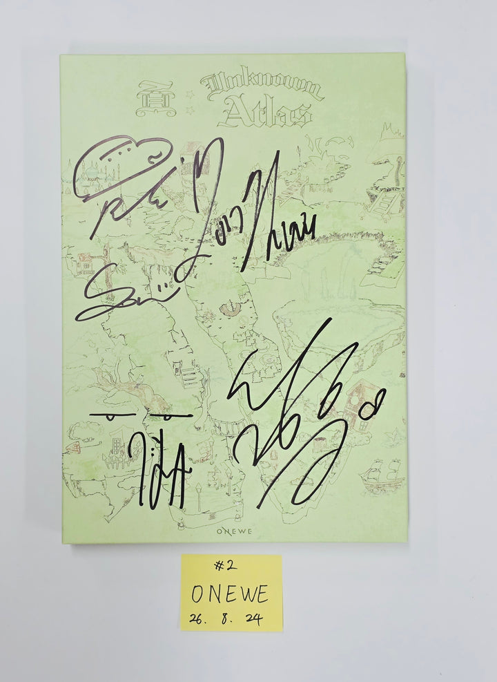 ONEWE "面 : Unknown Atlas" - Hand Autographed(Signed) Promo Album [26.08.24]