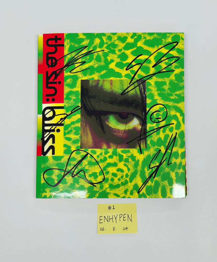 ENHYPEN "THE SIN : BLISS" - Hand Autographed(Signed) Promo Album [26.08.24]