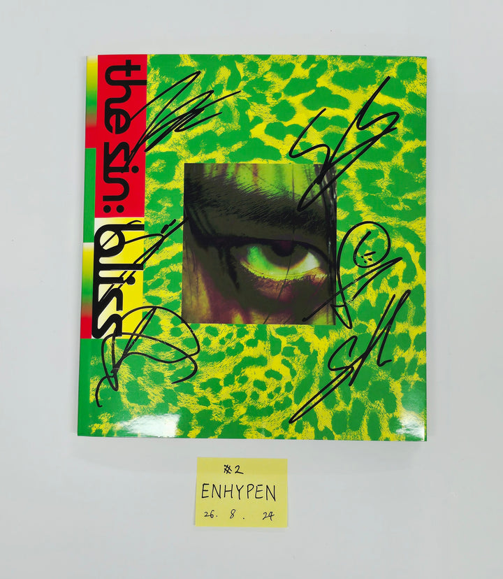 ENHYPEN "THE SIN : BLISS" - Hand Autographed(Signed) Promo Album [26.08.24]