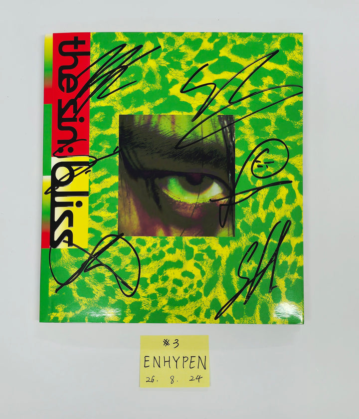 ENHYPEN "THE SIN : BLISS" - Hand Autographed(Signed) Promo Album [26.08.24]