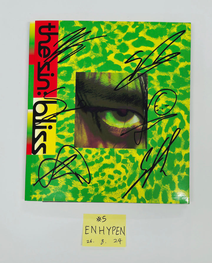 ENHYPEN "THE SIN : BLISS" - Hand Autographed(Signed) Promo Album [26.08.24]