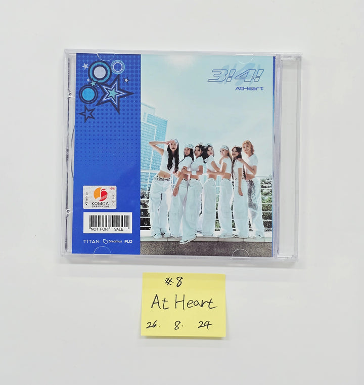 AtHeart "3!4!" - Hand Autographed(Signed) Promo Album [26.08.24]