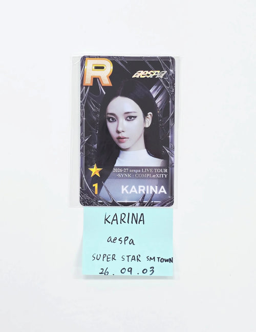 KARINA (of aespa) - SUPERSTAR SMTOWN Event PVC Photocard [26.09.03]